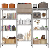62.9''W Adjustable Storage NSF Wire Shelving Unit Multiple rows Shelving for Storage Rack 36037716