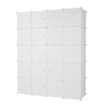 ZUN 20 Cube Organizer Stackable Plastic Cube Storage Shelves Design Multifunctional Modular Closet 09173751