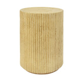 MGO Cylindrical Side Table, Wood-like texture, Antique brown Color N770P212236A