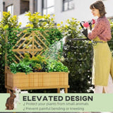 Wooden PlanterFlower shelf,Wood Planter Box 58431238