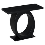 Mirod Stylish Modern Console Table with Egg-Shaped Base,Enhanced Stability and Durability,Sleek N760P214780B