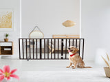 The Wooden Dog Fence Walnut 36914818