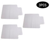 3PCS 90 x 120 x 0.2cm PVC Home-use Protective Mat for Floor Chair Transparent 28509714