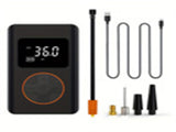 1pc Black 3600mAh Portable Car Inflation Pump, Intelligent Wireless Tire Inflation Pump, 19577869