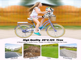 Multiple Colors,Girls Bike with Basket for 7-10 Years Old Kids,20 inch wheel ,No Training Wheels W1019P326440