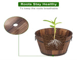 Outdoor Reinforced And Anticorrosive Wooden Pot Set Of Three 94980557
