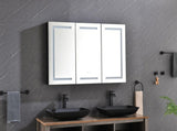 48 x 30 inch LED Lighted Bathroom Medicine Cabinet with Mirror, Sockets, Dimmable, Anti-Fog W2287P281364