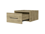 Elfrida Wall-Mounted Nightstand, Sleek Single-Drawer Design with Spacious Top Shelf B128P148913