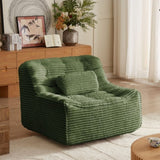 360 Oversize swivel Glider Chair with switchable head pillow and waist pillow , comfortable W2357P255083