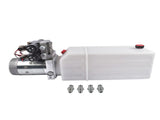Hydraulic Power Unit 8 Quart Double-Acting Hydraulic Pump 12V DC 1.6KW 3200 PSI for Dump Trailer, 02328386