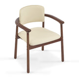 2 - Pack Dining Room Chairs, Sturdy Rubber Wood, Comfortable PU Foam Seat, Ideal for Home & Kitchen N779P298396D