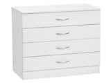 4-Drawer Storage Cabinet Drawer Dresser with Power 56991793