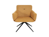 360&deg Swivel Home Office Desk Set of 2,Modern Dining with Arm, Upholstered Bedroom W757P304106