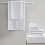 ZUN 100% Cotton Quick Dry 12 Piece Bath Towel Set B03595008