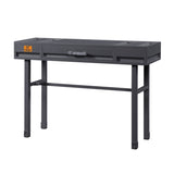 Gunmetal Writing Desk with 1 Drawer B062P185696