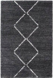 Granada Asher Black/ Ivory Argyle Area Rug B055P300755
