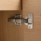 LEVISTAR Oak 24 Inch Bathroom Vanity with resin Countertop Sink, 2 Doors Bathroom Cabinet Set W1972P165042