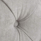 Marcella Upholstered Shelter Headboard Bed Set, King, Silver Grey Polyester B2719P238222