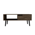 ZUN Hamburg Coffee Table, One Open Shelf, One Drawer B128P148712