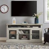 Contemporary TV Media Stand Modern Entertainment Console for TV Up to 65" with Open and Closed W1758108529