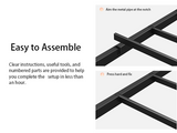 Metal Bed Frame,Queen Size Bed Frame with Headboard,Structurally Stable, Under Bed Storage,No Box W311P388953