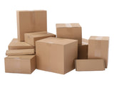 50pcs 12 "x 10" x 8 " 3mm thick corrugated cardboard box in kraft paper color 70489073