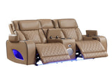 Fortuner Modern Style Upholstery Recliner Loveseat Made with Wood & Massage Function Included B009P439071