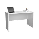 Malibu 47" Wide Study Desk White Modern Simple Computer & Laptop Table Dining Table for Bedroom, B070P254770