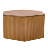 Fluted Hexagon Coffee Table B035129481