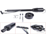 28" Black Stainless Tilt Steering Column Manual Floor Shift No Key with Adapter 71906800