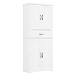 ZUN Bathroom Storage Cabinet with Multi-Functional Storage Space, Drawer with Slide Rails, Adjustable N759P241667K