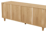 59.06"6-Drawers Rattan Storage Cabinet Rattan Drawer with White Drawer Slides,for Bedroom,Living W757P162758