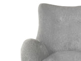 Swivel Accent Chair in Zinc Colored Fabric B2699P298407