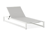 5-Level Adjustable 2-Piece Outdoor Chaise Lounge, Durable Aluminum Frame & Textilene Mesh, Perfect N779P281907W