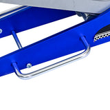 3T Aluminum Iron Horizontal Jack/Hydraulic Trolley Service/Floor Jack with Extra Saddle W1102P154126