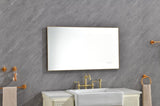 ZUN 42 x 24Inch LED Mirror Bathroom Vanity Mirror with Back Light, Wall Mount Anti-Fog Memory Large W928P178204