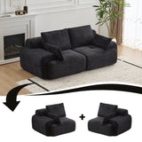 Modern Memory Foam Compressed Sofa,2 Seater Large Sectional Couches for Living Room,Pet-Friendly 53609551