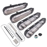 ZUN Aluminum Valve Covers with Coil Mounts for Chevy LS LS1 LS2 LS3 LS6 LS7 8082-3BK 8082-3 90123050