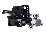 Adjustable Trailer Hitch w/ Air Suspension Bag & Three Ball Mount 6" Rise / Drop 84000552