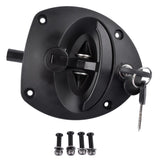 Door Latch Assembly w/ T Handle and 2 Keys Fit for Cummins Kohler Generator 0406-0972-01 A034B471 61367355