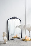 24" x 36" Classic Design Mirror with and Baroque Inspired Frame for Bathroom, Entryway Console Lean W2078123591