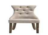 Gabrian Two-tone Beige Fabric & Reclaimed Gray Finish Side Chair B2726P264657