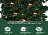 Christmas Artificial Tree Archway Decoration, Realistic PVC Holiday Tree Arch Frame for Outdoor 04466384