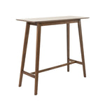 ZUN Wood Bar Table, Natural Walnut Finish, 17.72 in x 47.24 in x 42.01 in 58918.00