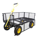 BIG Wagon Cart Garden cart trucks make it easier to transport firewood YellowBlack Maximum static W227106089