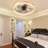 Ceiling Fans with Lights Dimmable LED Embedded installation of thin modern ceiling fans W1340120486