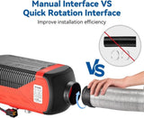 Diesel Heater 8KW, Portable 12V Car Air Kit w/Wireless Remote Control LCD Display 5L Tank Muffler 25365418