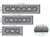 Kitchen Rug Sets 3 Piece with Runner Non Slip Kitchen Rugs and Mats Washable Kitchen Mats for Floor 67355265