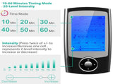 Electric Muscle Stimulator Dual Channels Pulse Massager Pain Relief Therapy Device with 16 Massage 38679947
