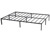 208.2*157.5*45.7cm Bed Height 18" Simple Basic Iron Bed Frame Iron Bed Black 34894543